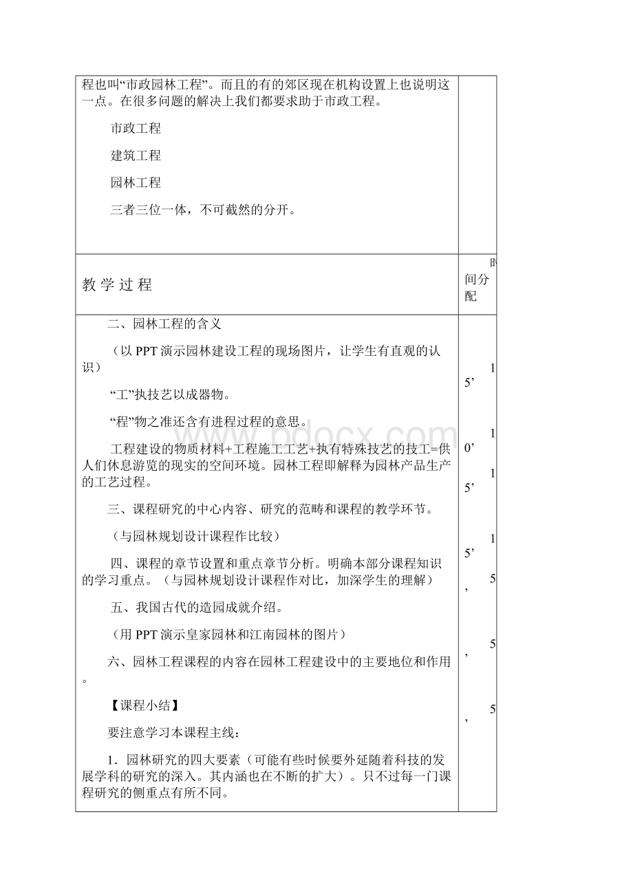 园林工程与施工技术授课教案.docx_第2页