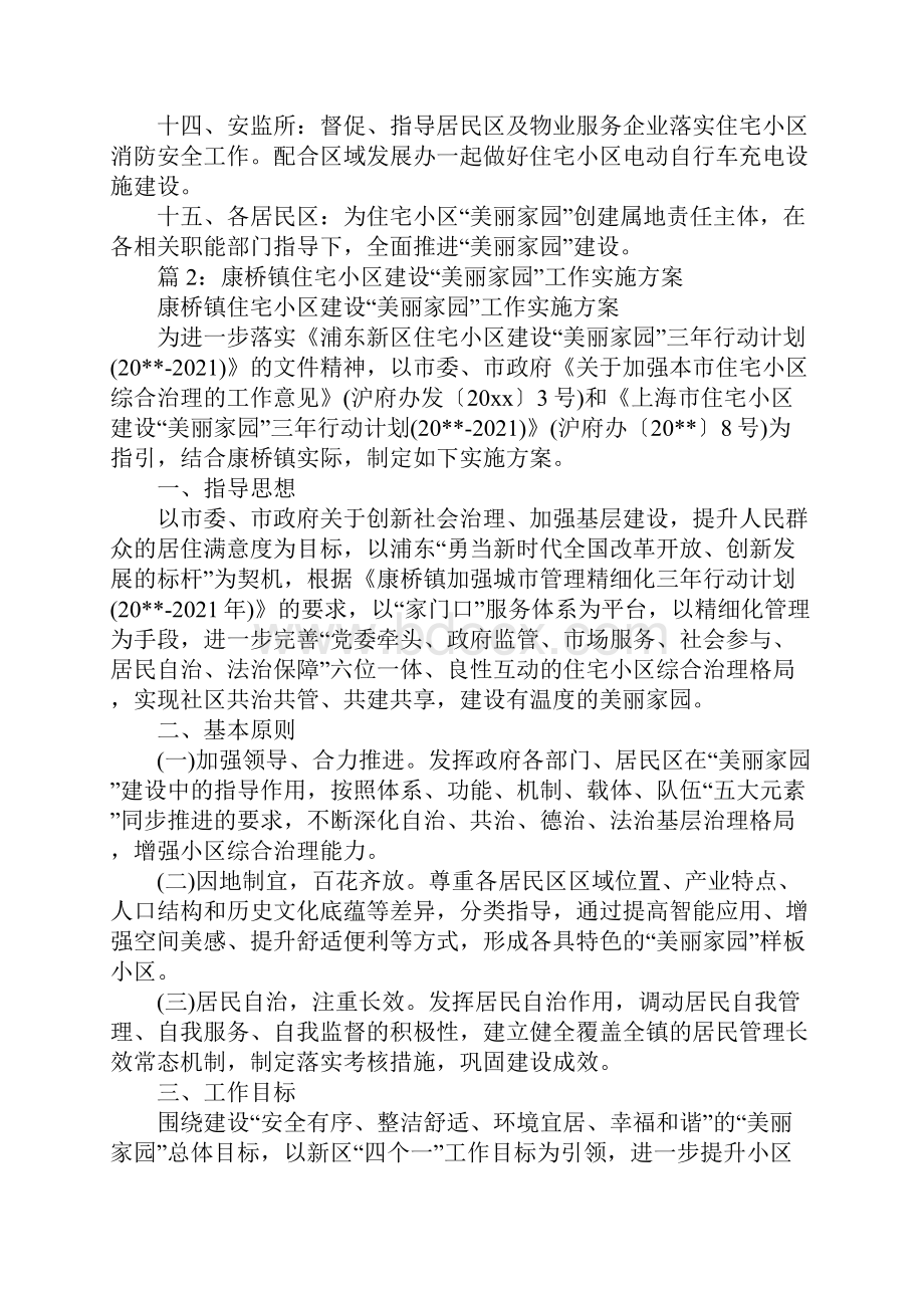 住宅小区建设美丽家园工作领导小组成员单位工作职责完整版.docx_第3页