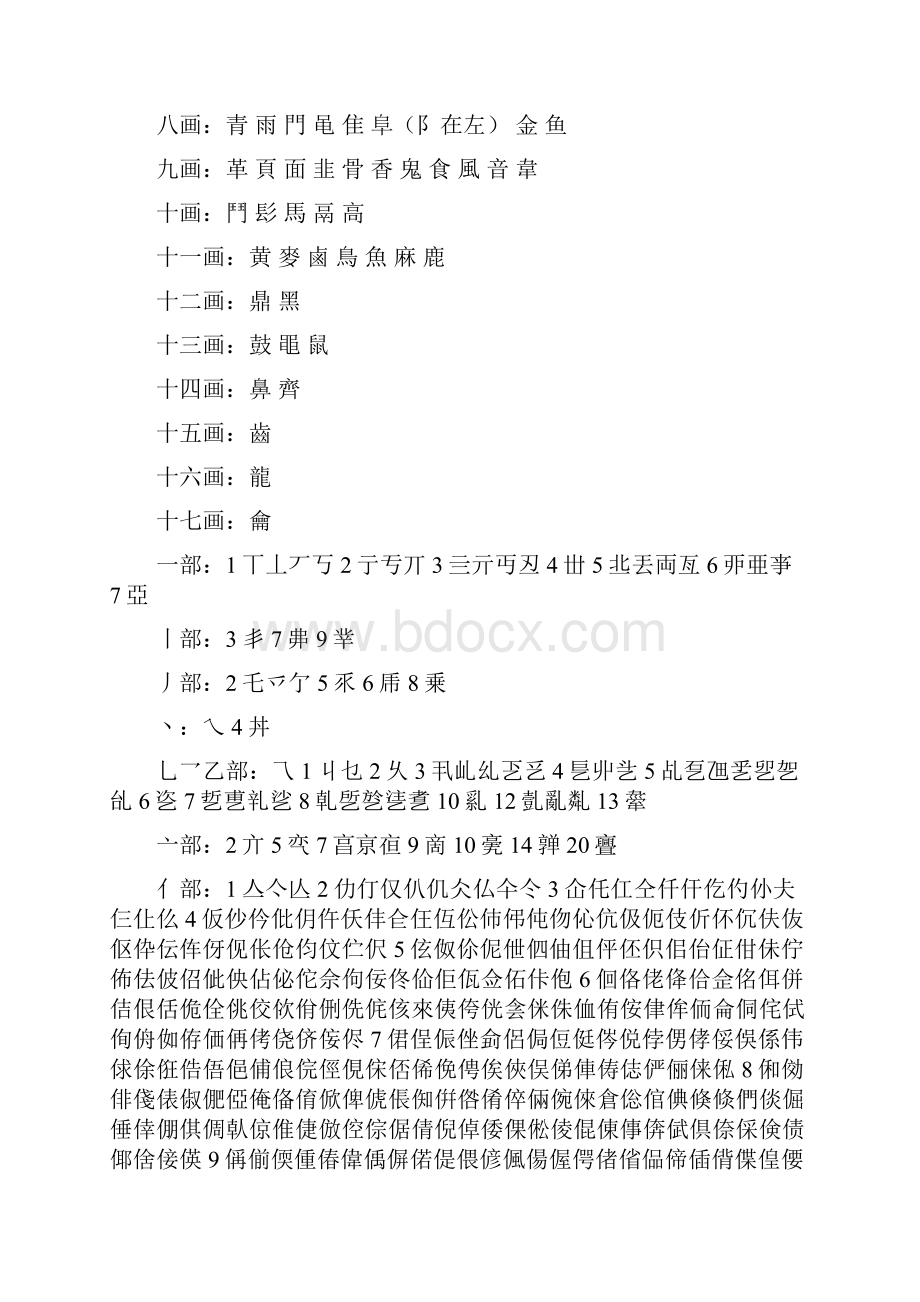 中国繁难文字字库初编.docx_第3页