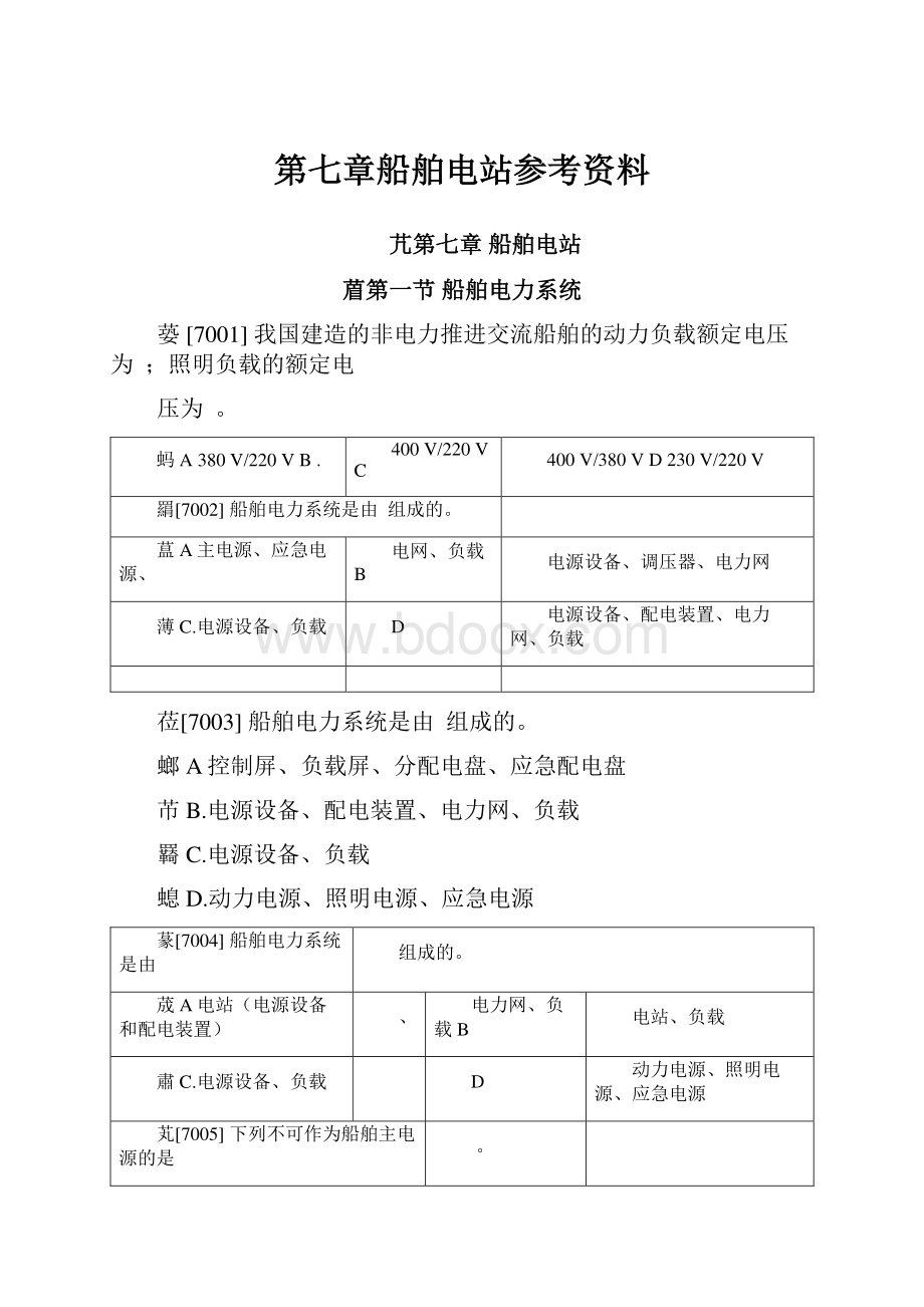 第七章船舶电站参考资料.docx_第1页