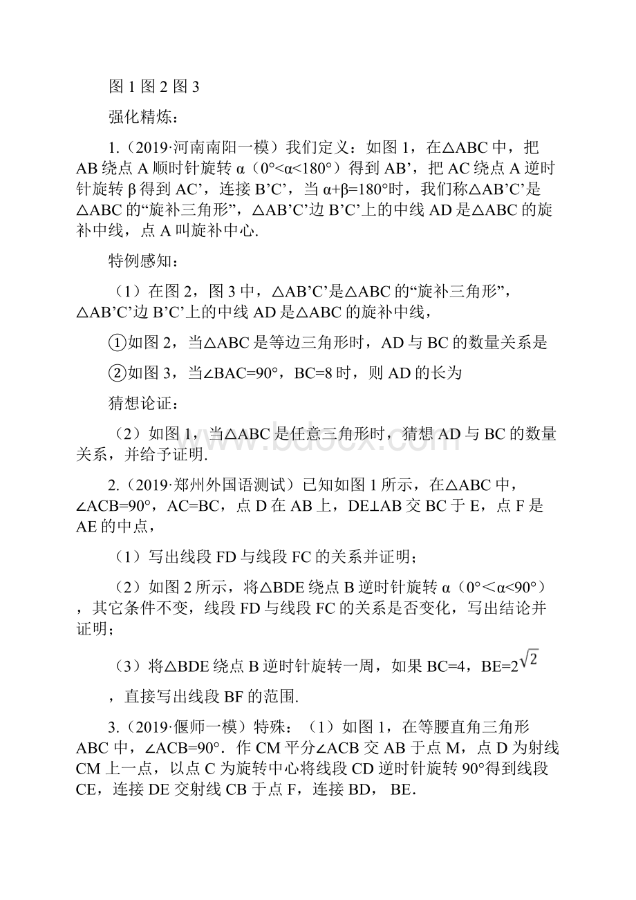 中考数学三轮易错复习专题12类比探究类综合题之全等知识.docx_第3页