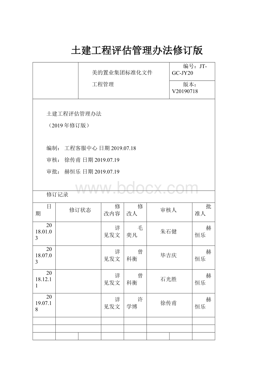 土建工程评估管理办法修订版.docx_第1页