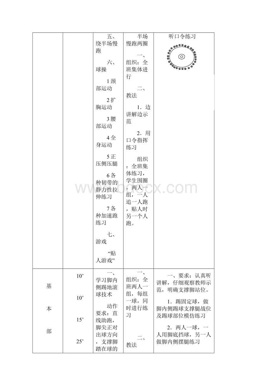 足球课教案全集 1.docx_第2页