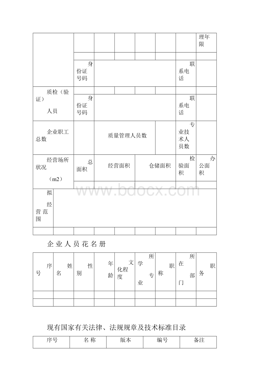 医疗器械经营企业许可表格下载.docx_第3页