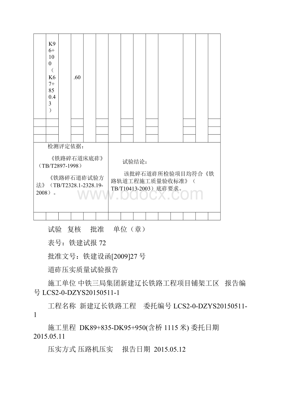 灌水法测定底砟压实密度试验报告.docx_第3页