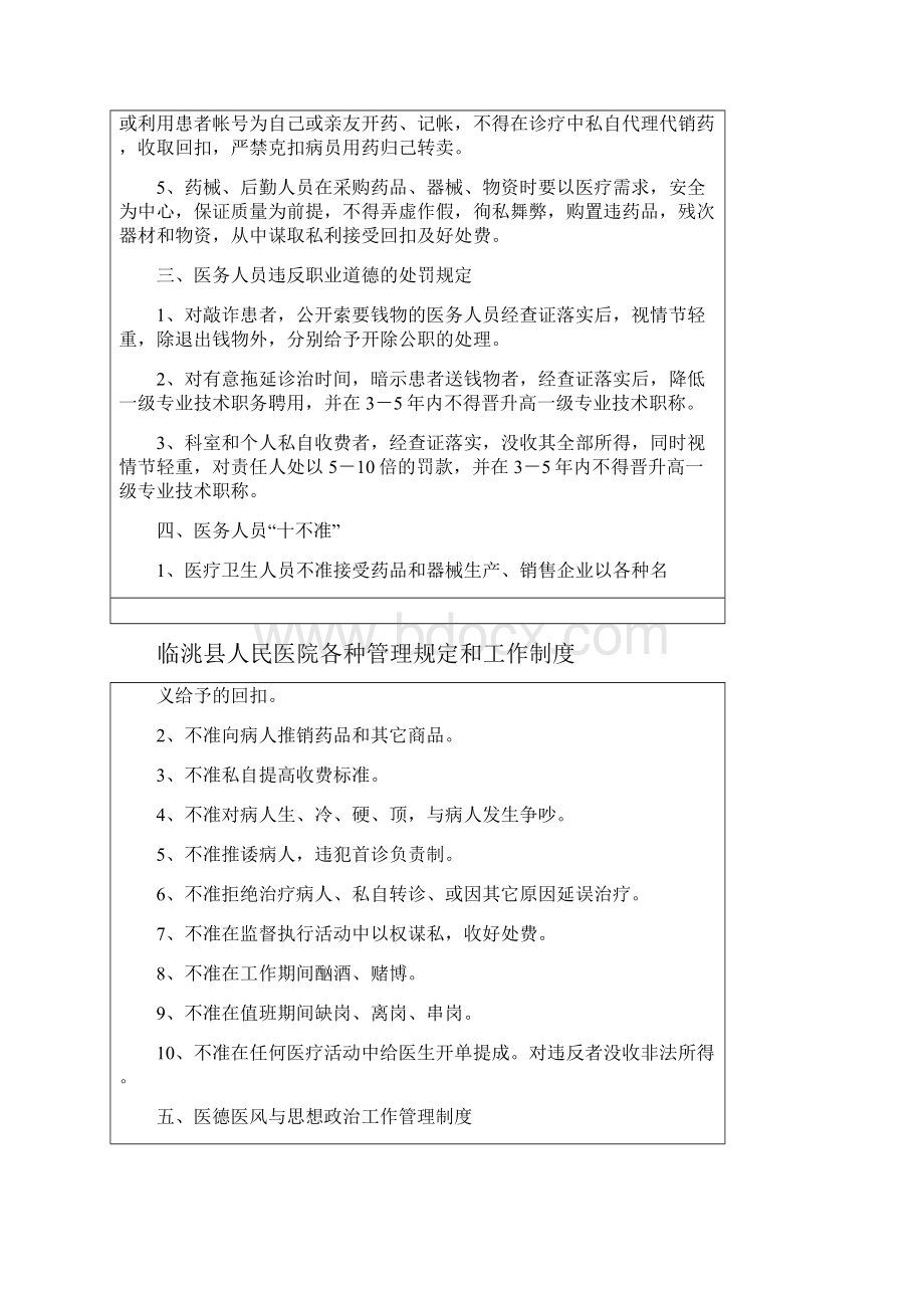 临洮县人民医院管理规定和工作制度.docx_第2页