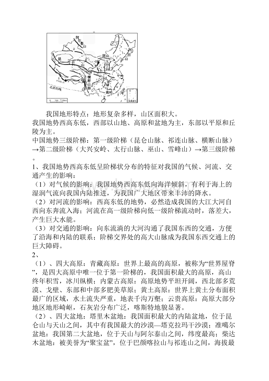 中国地理知识归纳.docx_第2页