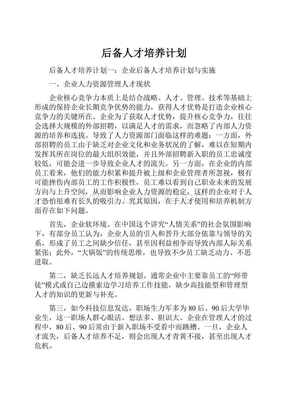 后备人才培养计划.docx_第1页