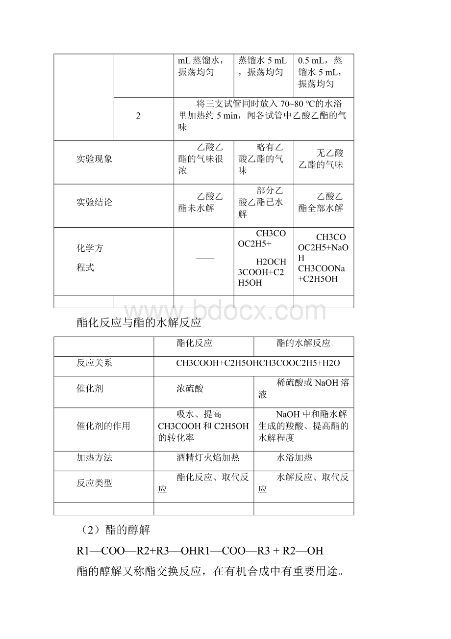 学年度高中化学第三章烃的含氧衍生物第三节羧酸酯第2课时练习.docx_第3页