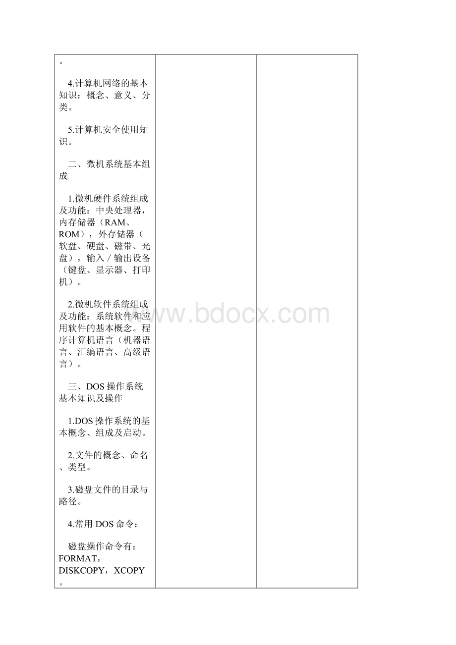 全国计算机等级考试一级B考试大纲.docx_第2页