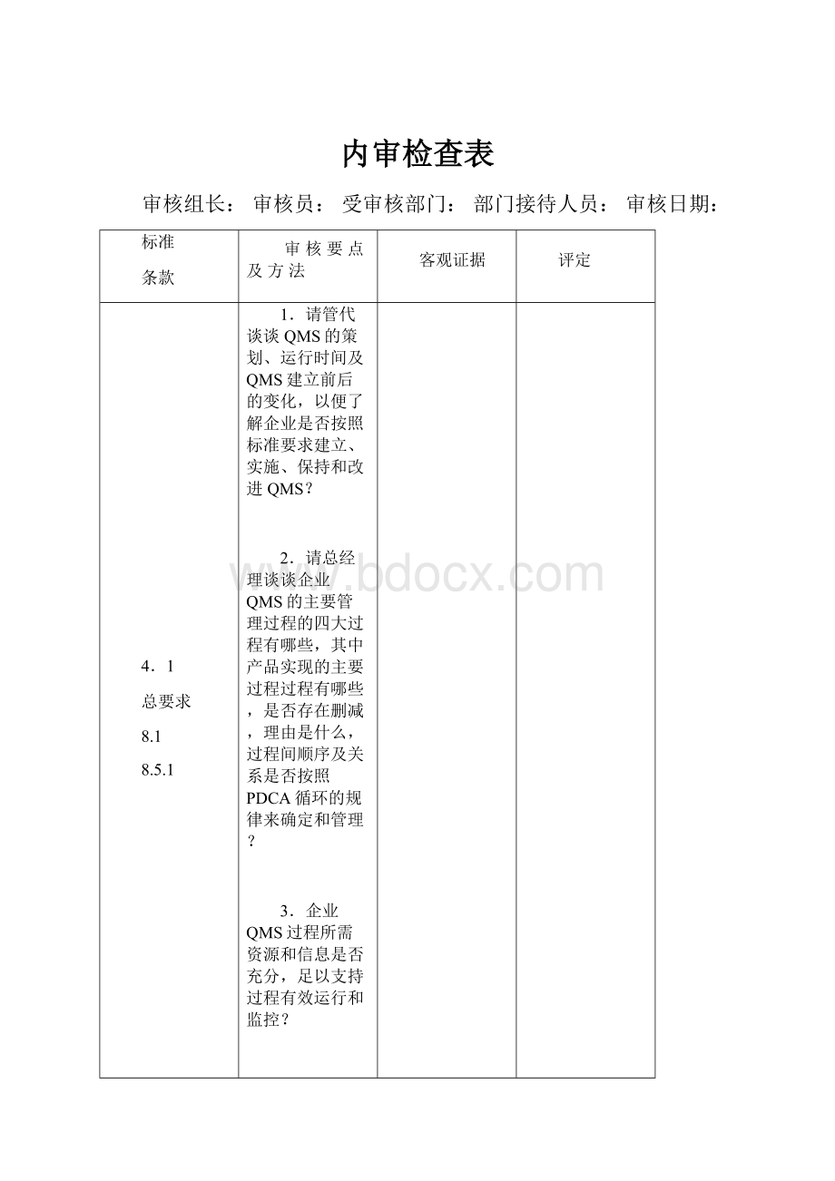 内审检查表.docx_第1页