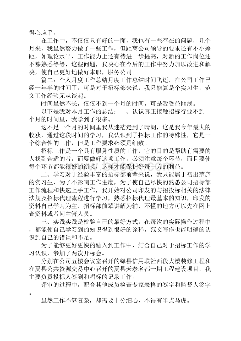 个人月工作总结.docx_第2页