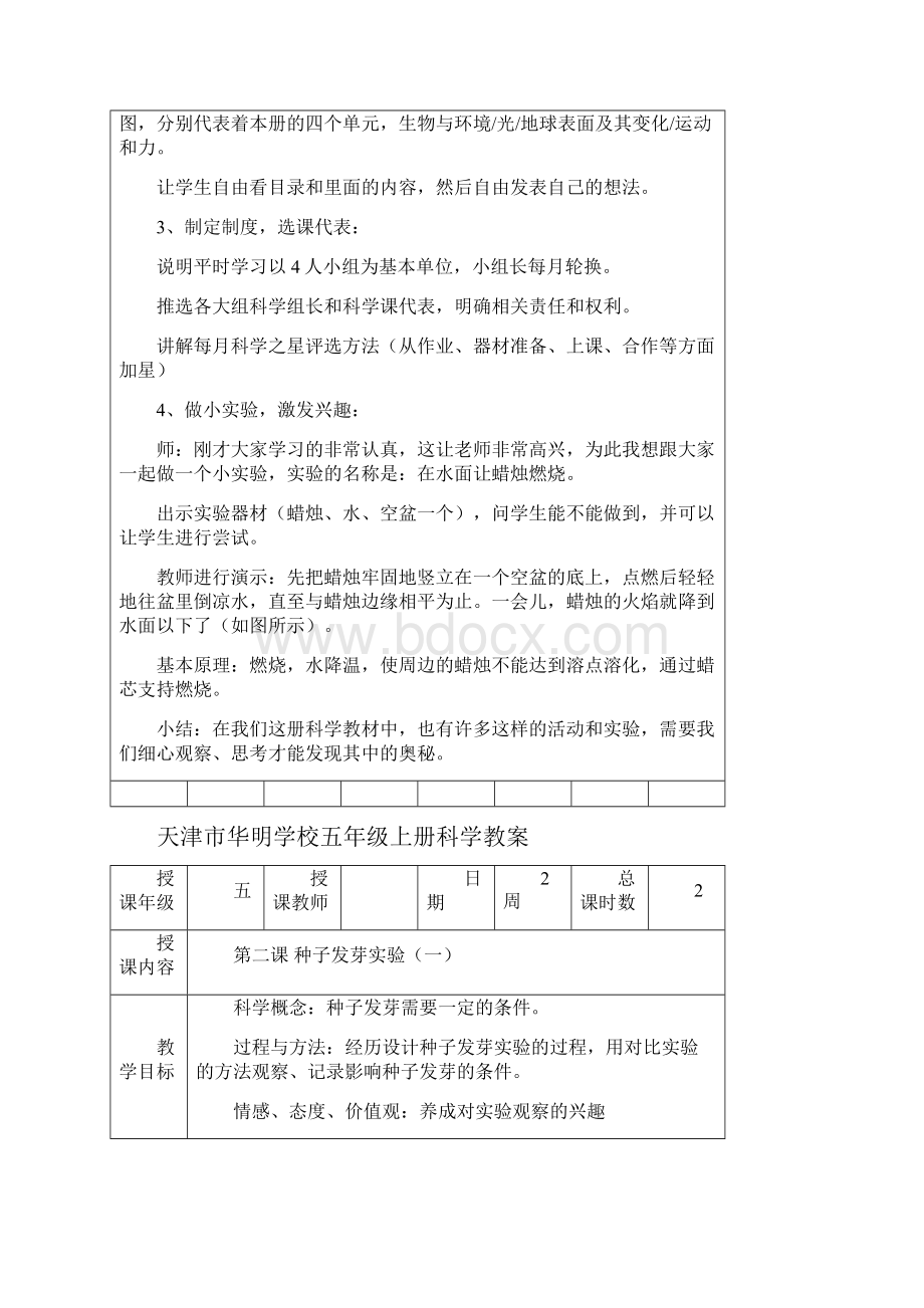 天津市华明学校五年级上册科学教案.docx_第2页