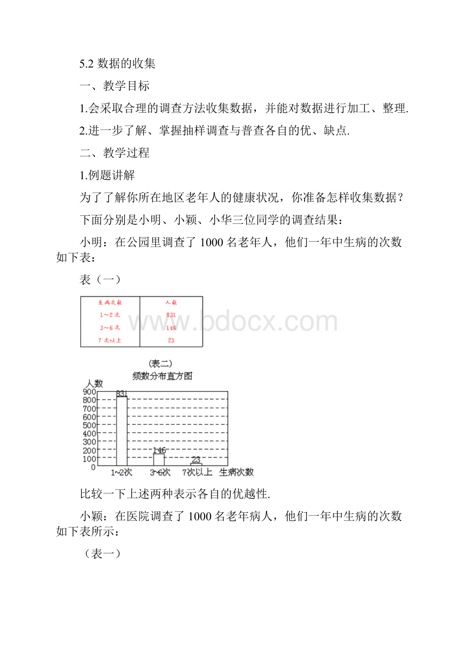 北师大版初中数学八年级下册全册教案第五章.docx_第2页