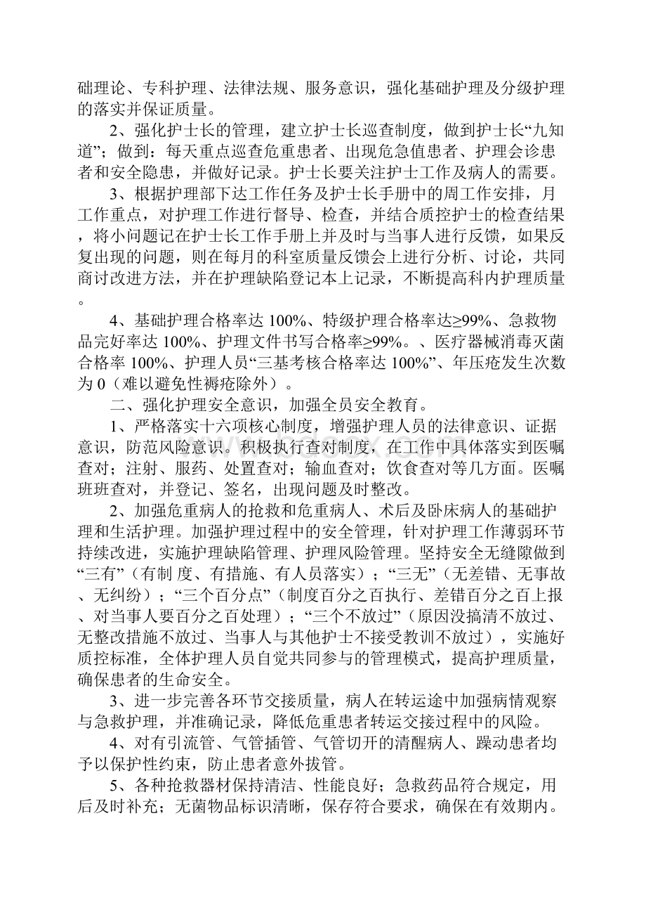 新版ICU专科护士工作计划.docx_第2页