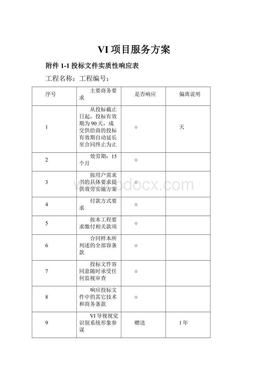 VI项目服务方案.docx_第1页