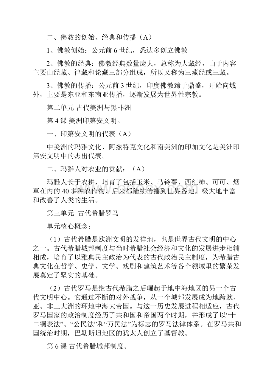 上海高中历史学业水平考试历史知识点梳理.docx_第3页