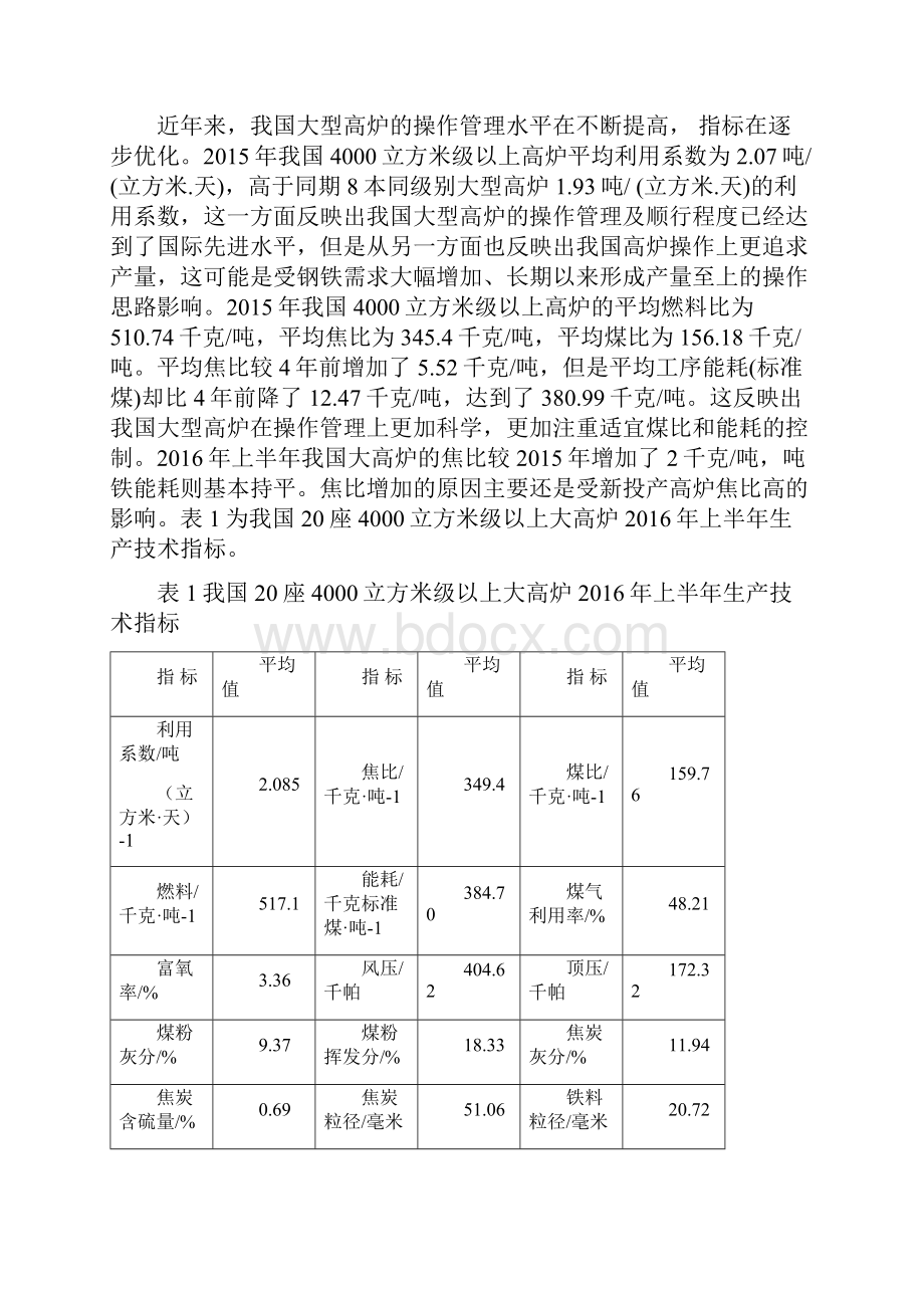 我国大型高炉生产现状分析及展望.docx_第2页