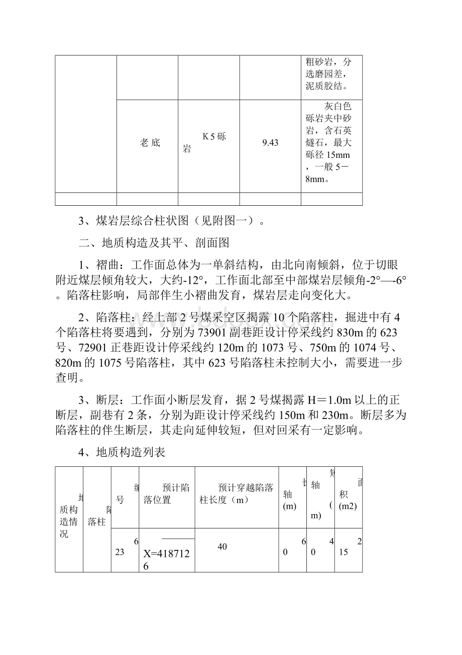 73901工作面掘进作业规程.docx_第2页