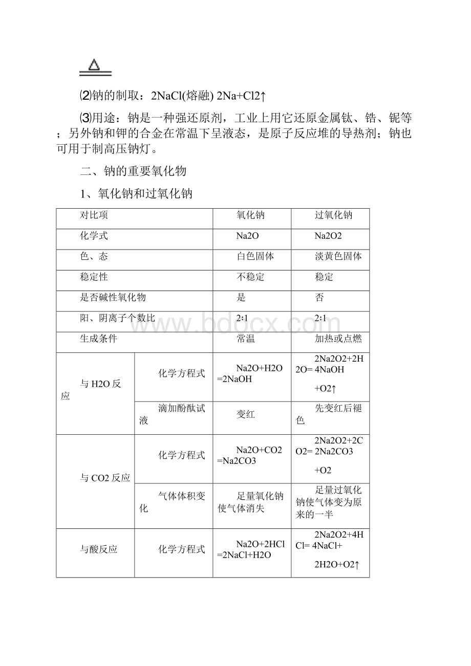 高一化学必修一钠及其重要化合物.docx_第3页