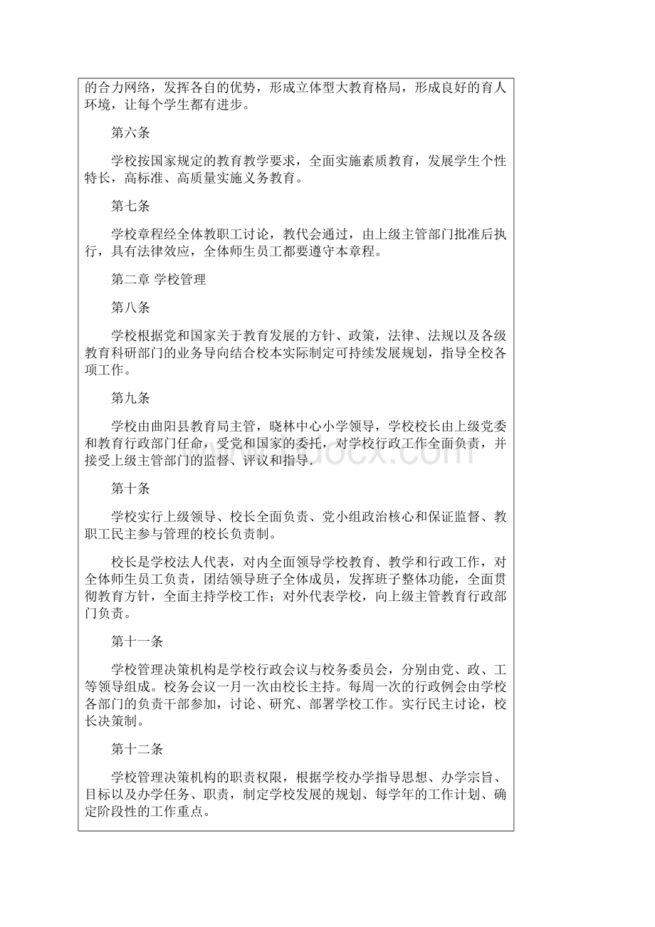 东赵厂小学学校章程及规章制度.docx_第3页