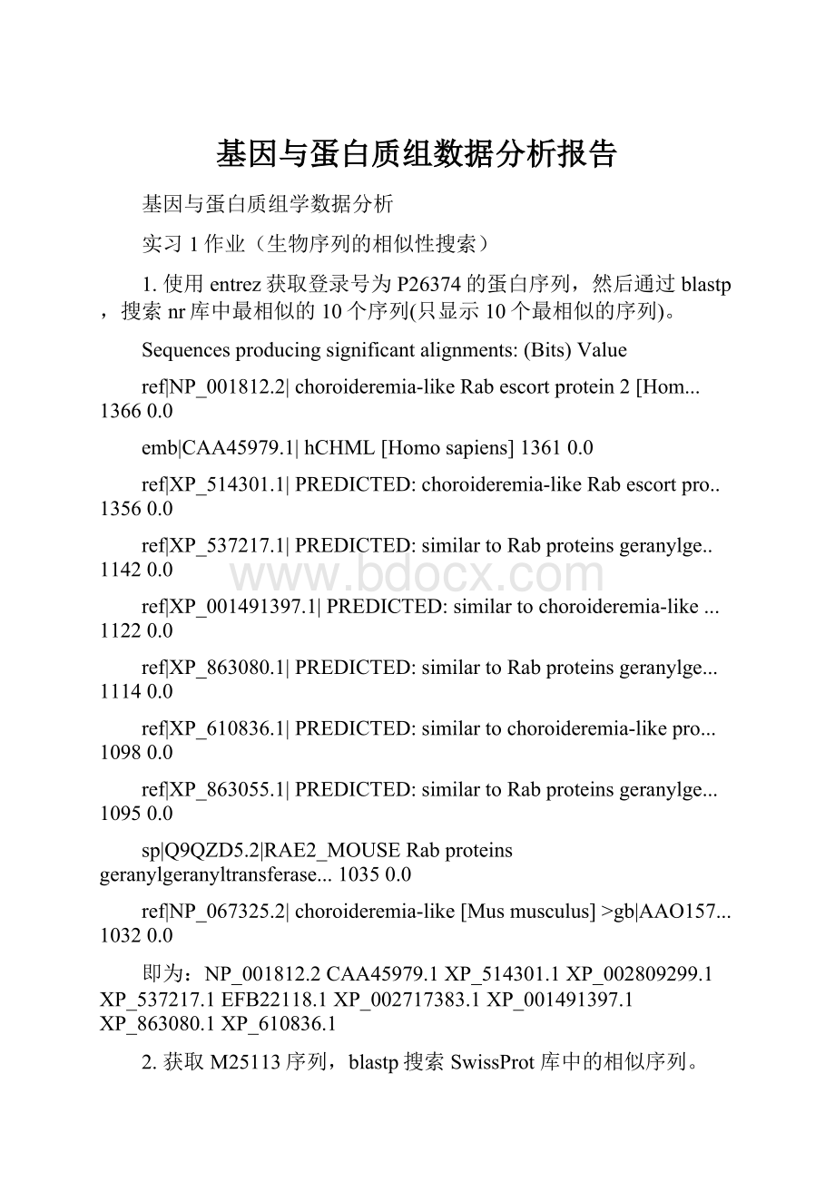 基因与蛋白质组数据分析报告.docx_第1页