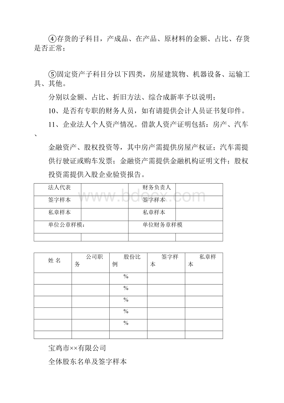 小企业贷款所需信贷资料清单.docx_第3页