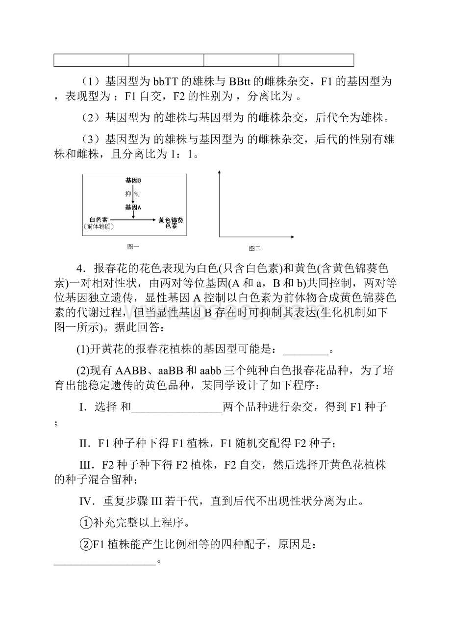 届高考生物考前核心突破 24遗传基本规律.docx_第3页