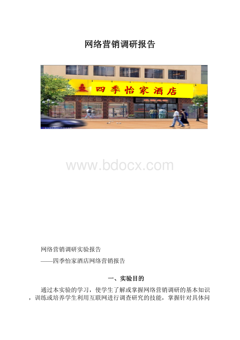 网络营销调研报告.docx_第1页