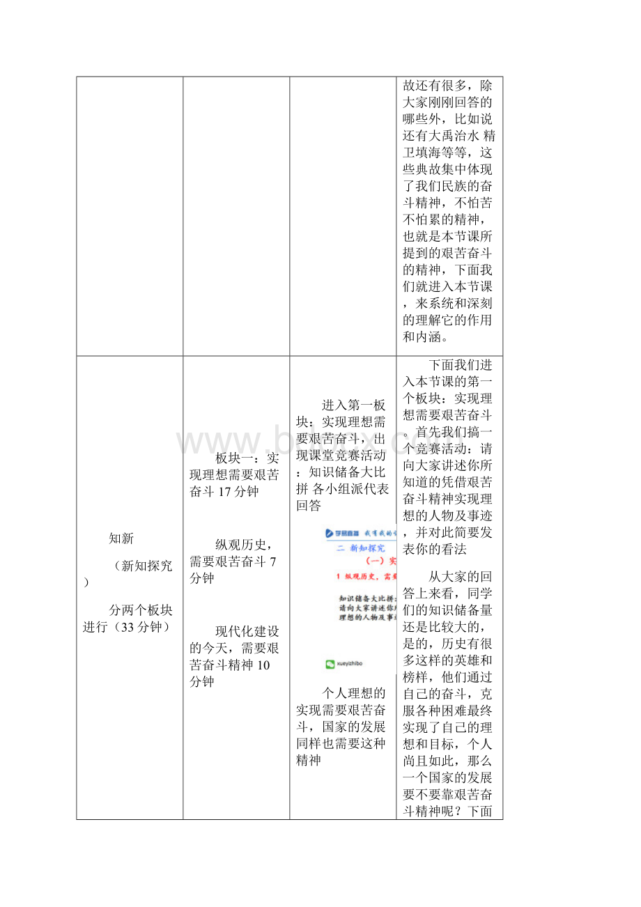 九年级政治全册第四单元第十课第2框奋斗成就未来教案鲁教版.docx_第2页