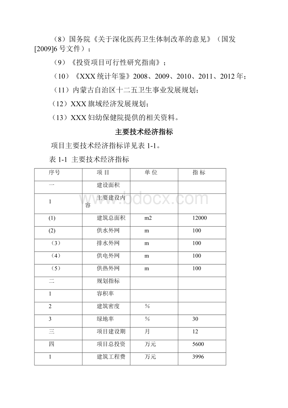 妇幼保健院建设项目可研报告.docx_第3页