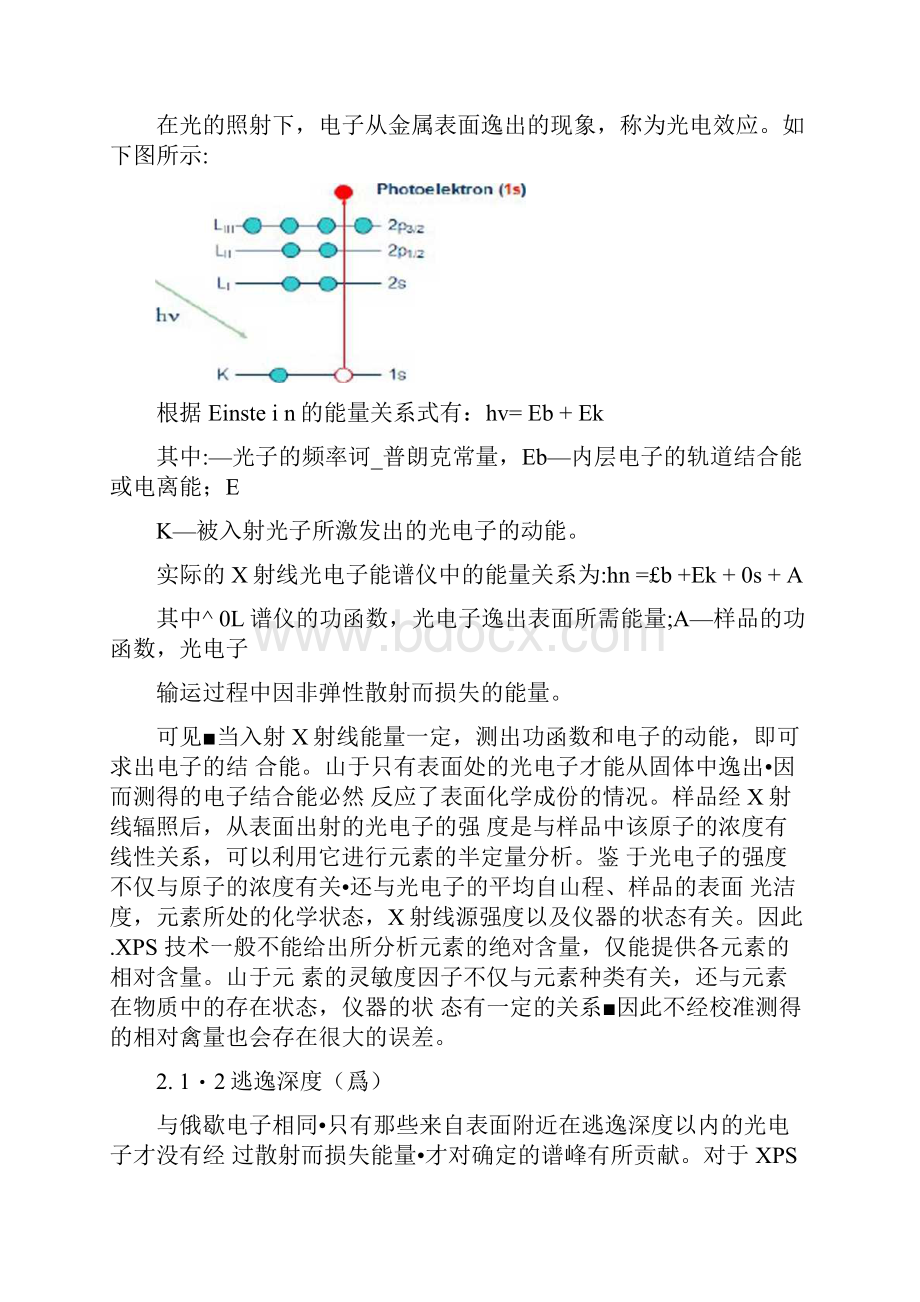 XPS分析技术及其在材料微分析方面中的应用.docx_第3页