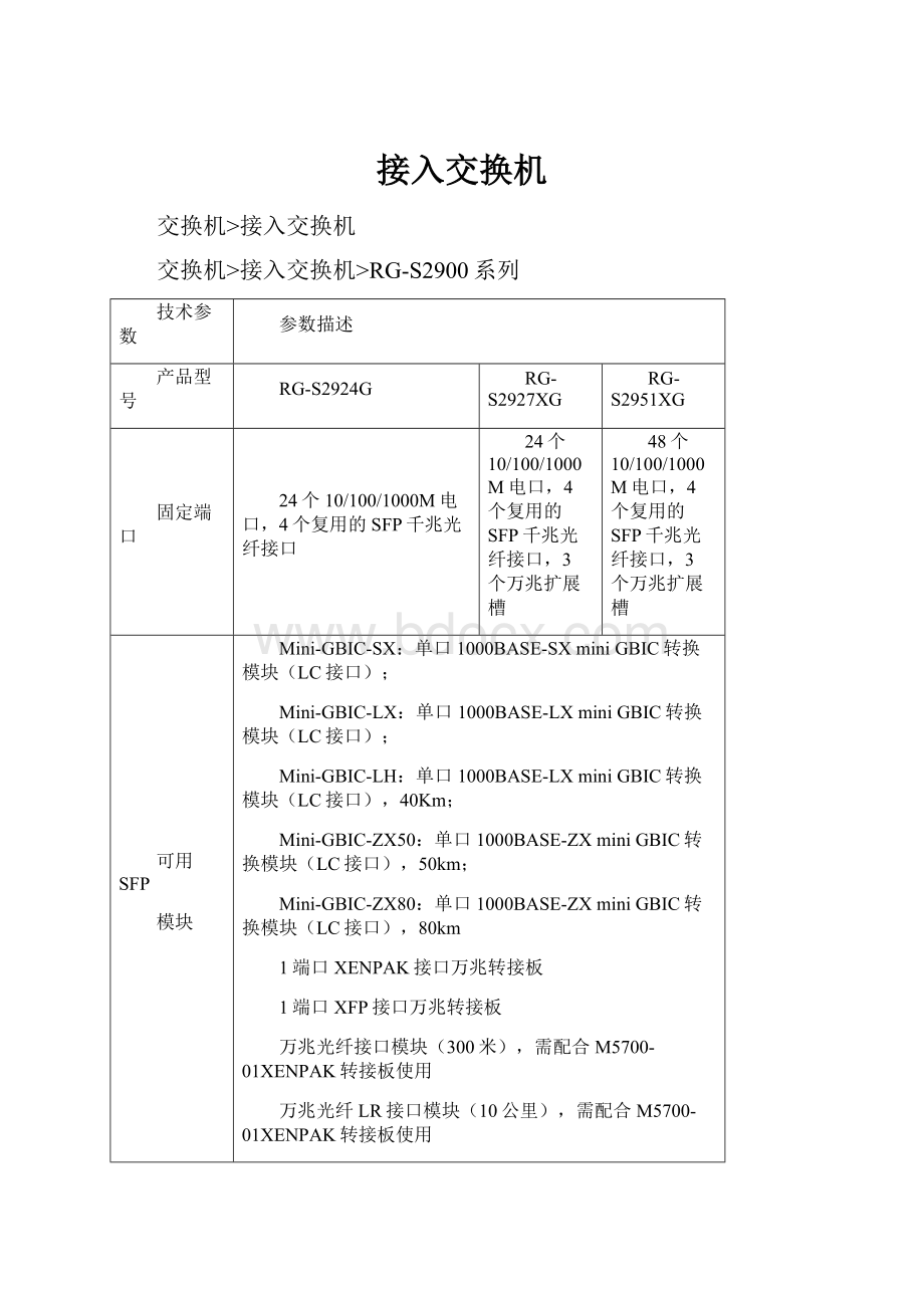 接入交换机.docx_第1页