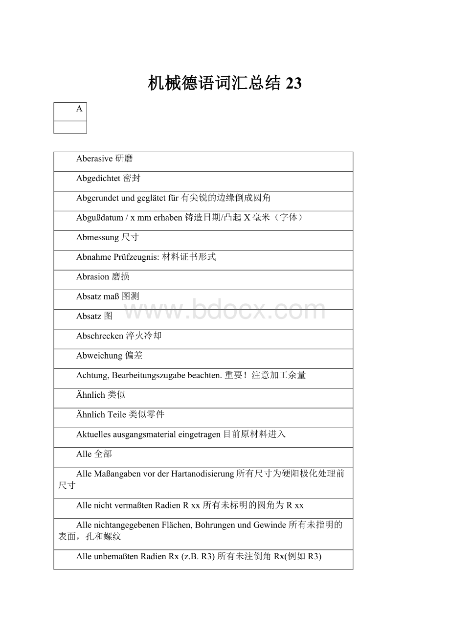 机械德语词汇总结23.docx_第1页