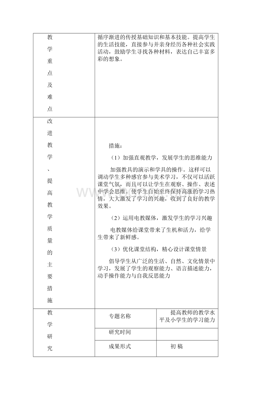 湘美版小学美术一年级下册电子教案 全册.docx_第2页