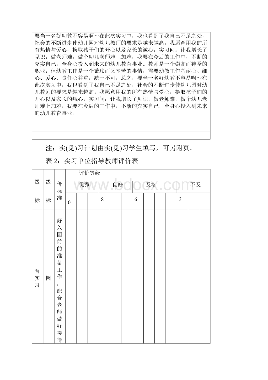 学前教育专业实习工作记录.docx_第3页