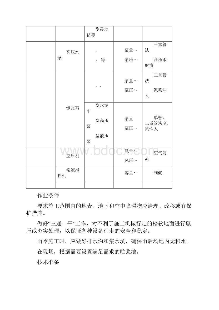 桩间旋喷止水帷幕施工工艺标准工程科.docx_第2页