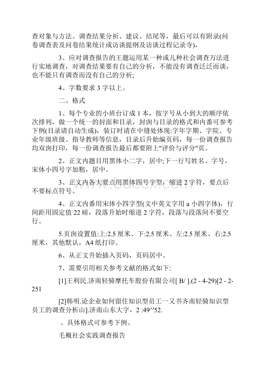 毛概实践报告格式范文.docx_第2页