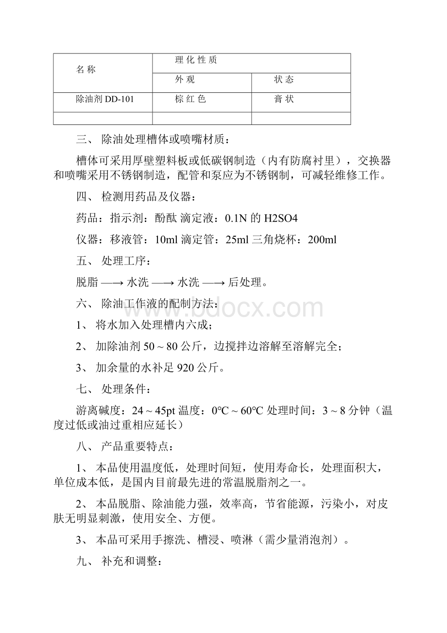 不锈钢电解抛光液配方使用说明书.docx_第2页