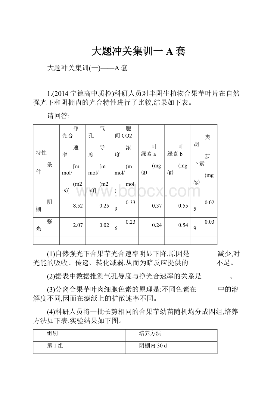 大题冲关集训一A套.docx