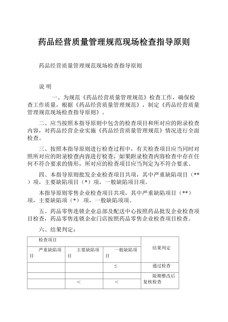 药品经营质量管理规范现场检查指导原则.docx