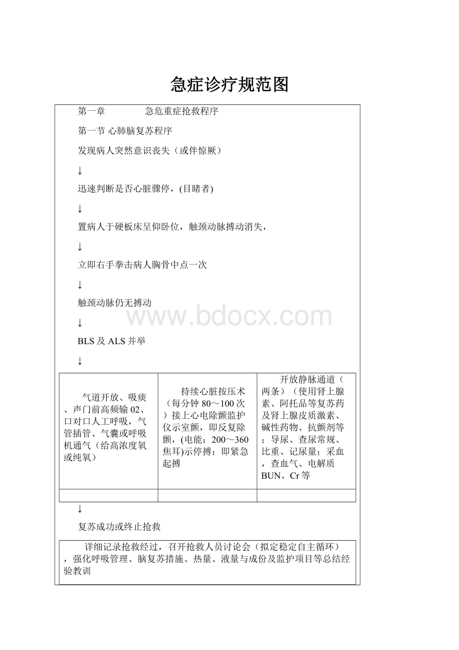 急症诊疗规范图.docx_第1页