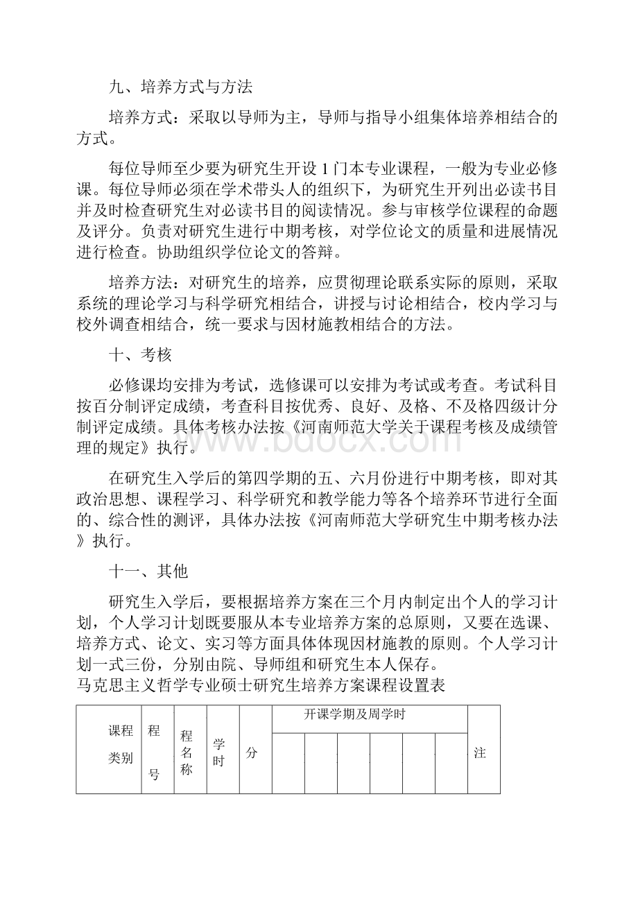 马克思主义哲学专业硕士研究生培养方案.docx_第3页