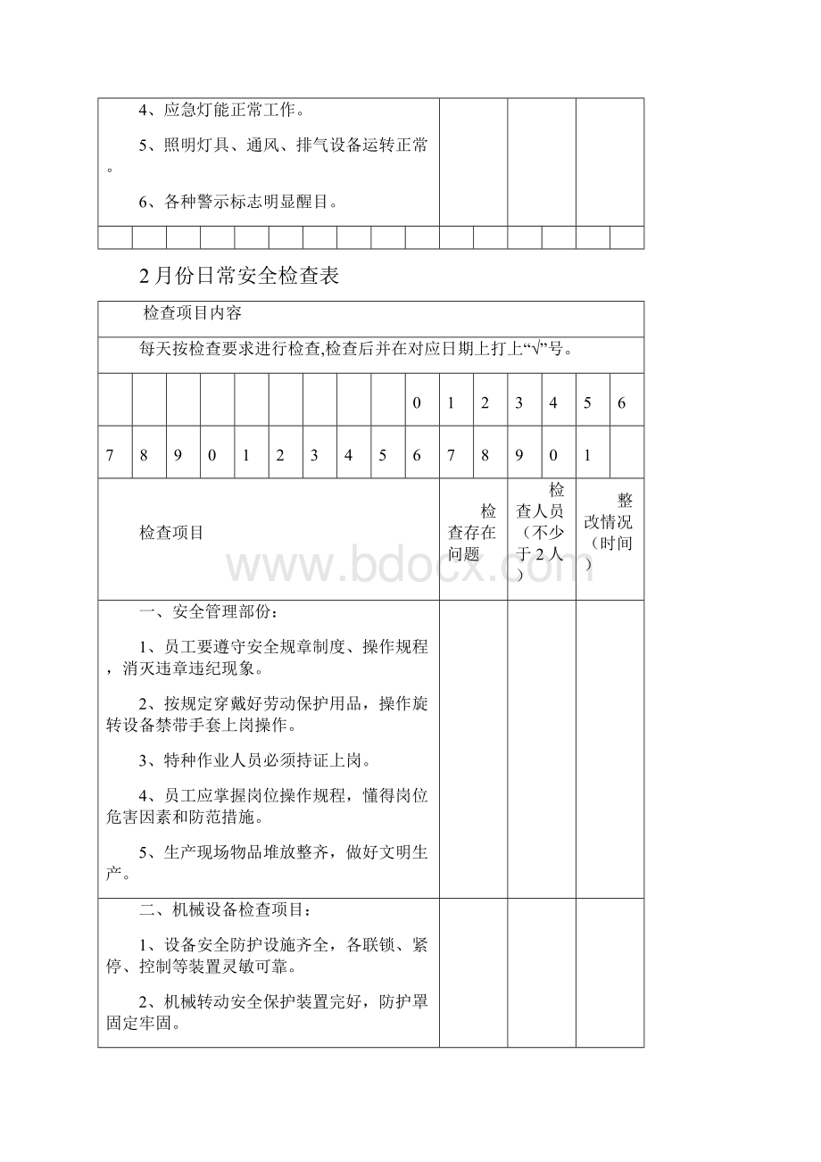 日常安全检查表.docx_第3页