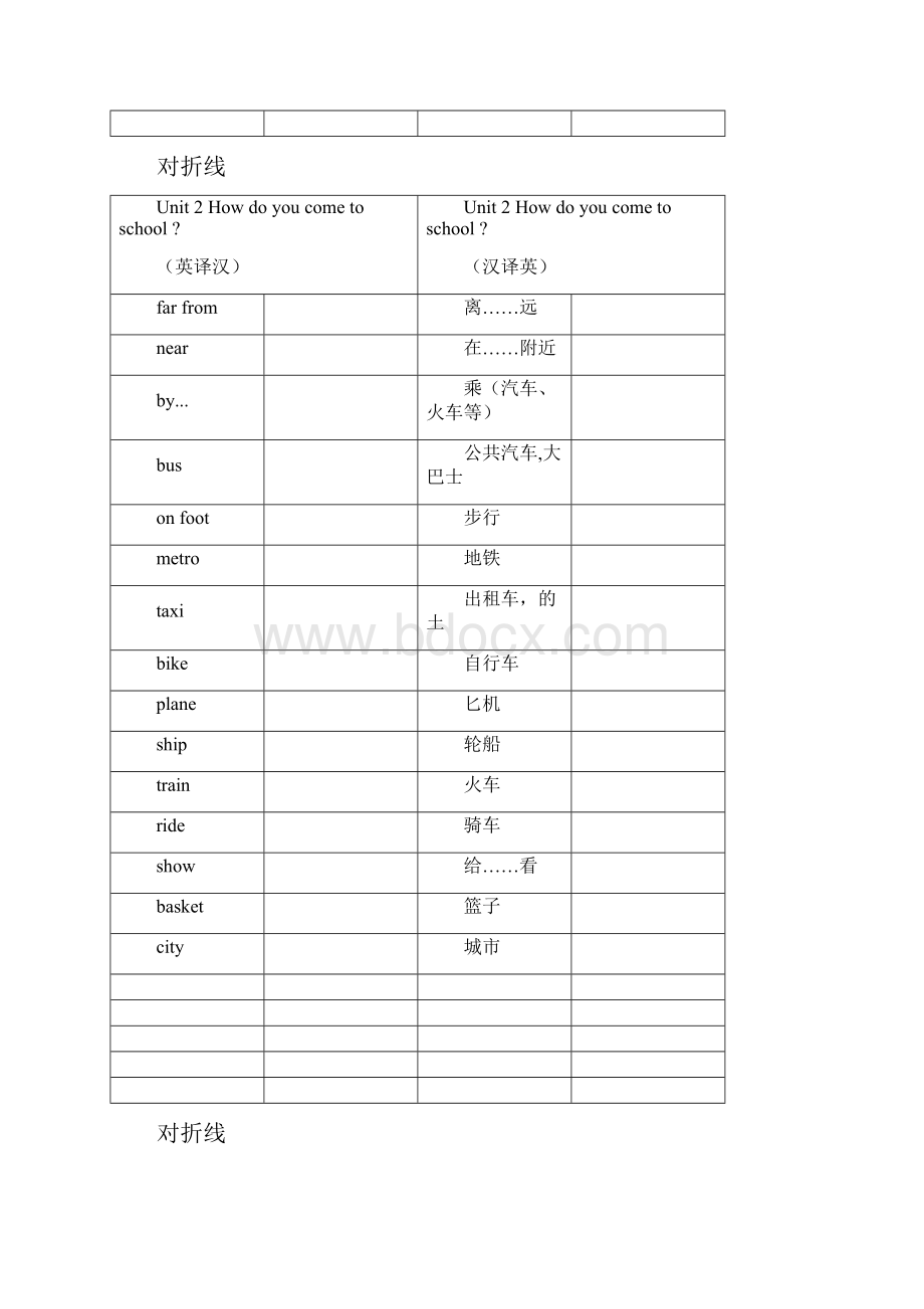 苏教牛津译林版小学英语五年级下册单词背诵默写本.docx_第2页