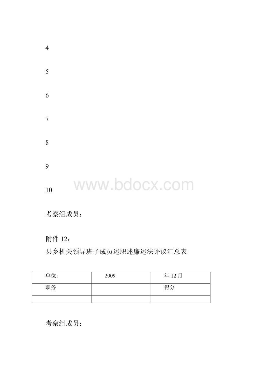 落实党风廉政建设责任制暨述职述廉述法民主测评汇总表.docx_第2页