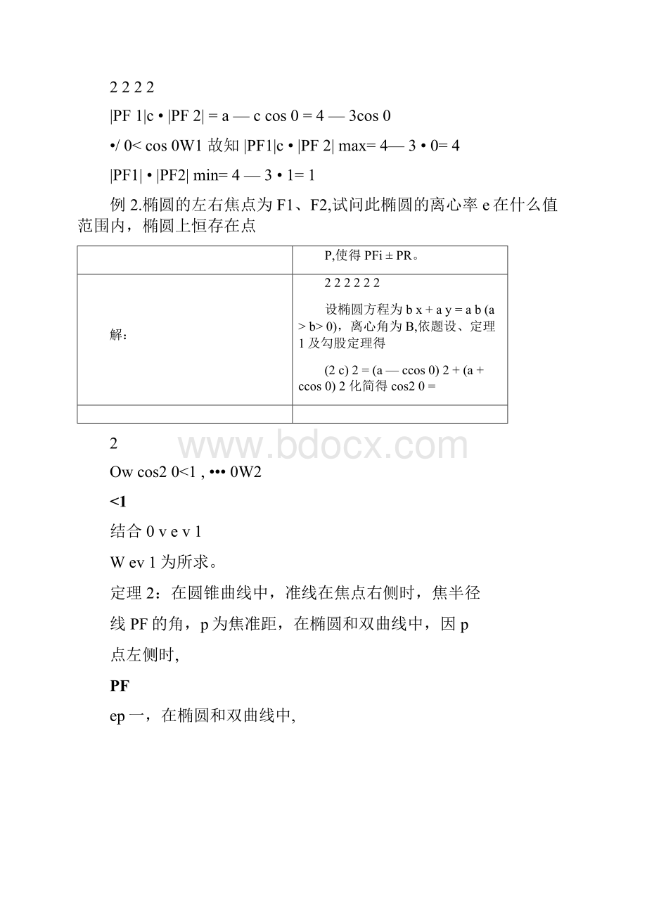 焦半径公式的三角形式及其应用.docx_第2页