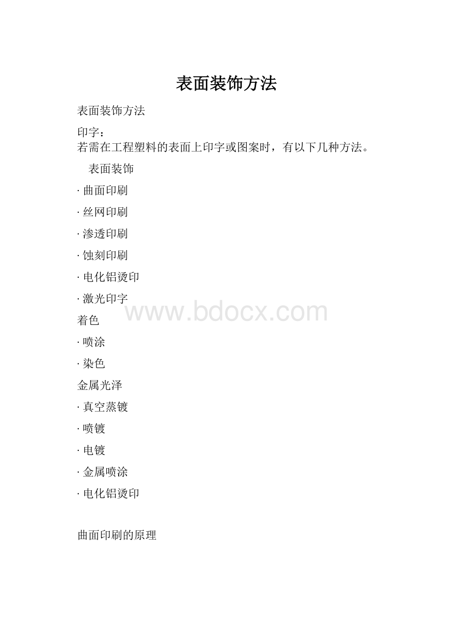 表面装饰方法.docx_第1页