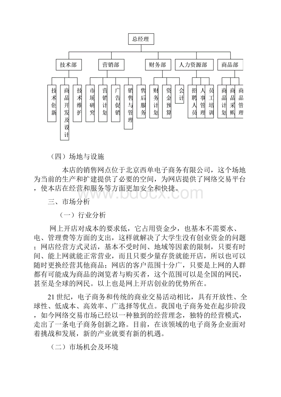 网店项目建设可行性研究报告书.docx_第3页