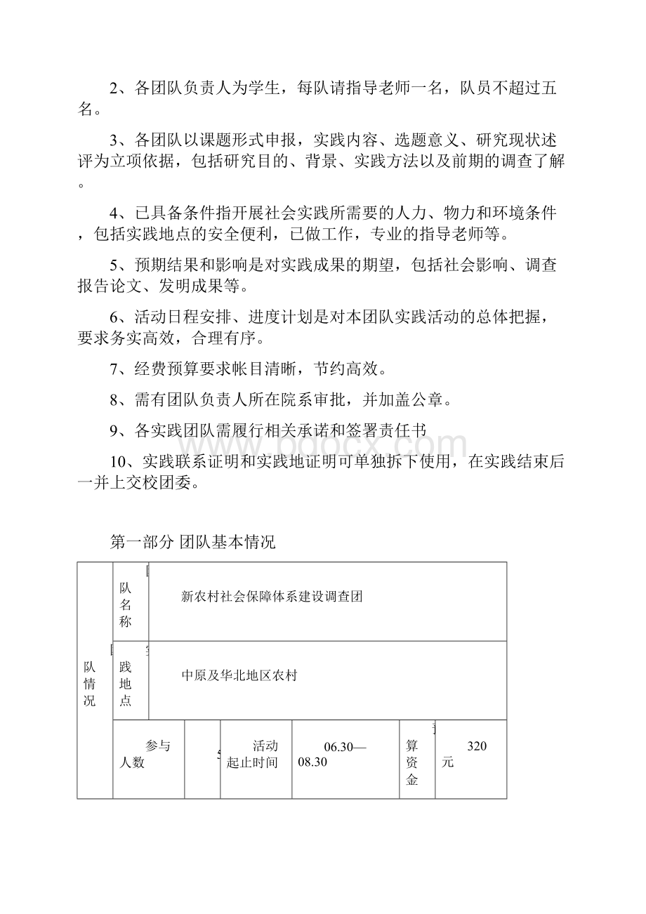 暑期社会实践分散团队项目申报书.docx_第2页